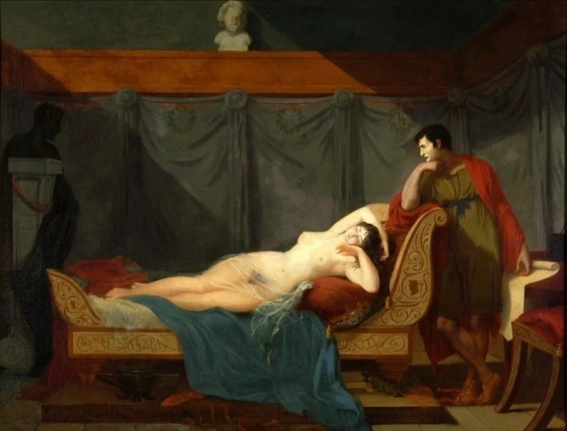 Lucien contempla la sua amante, o il sonno di Venere